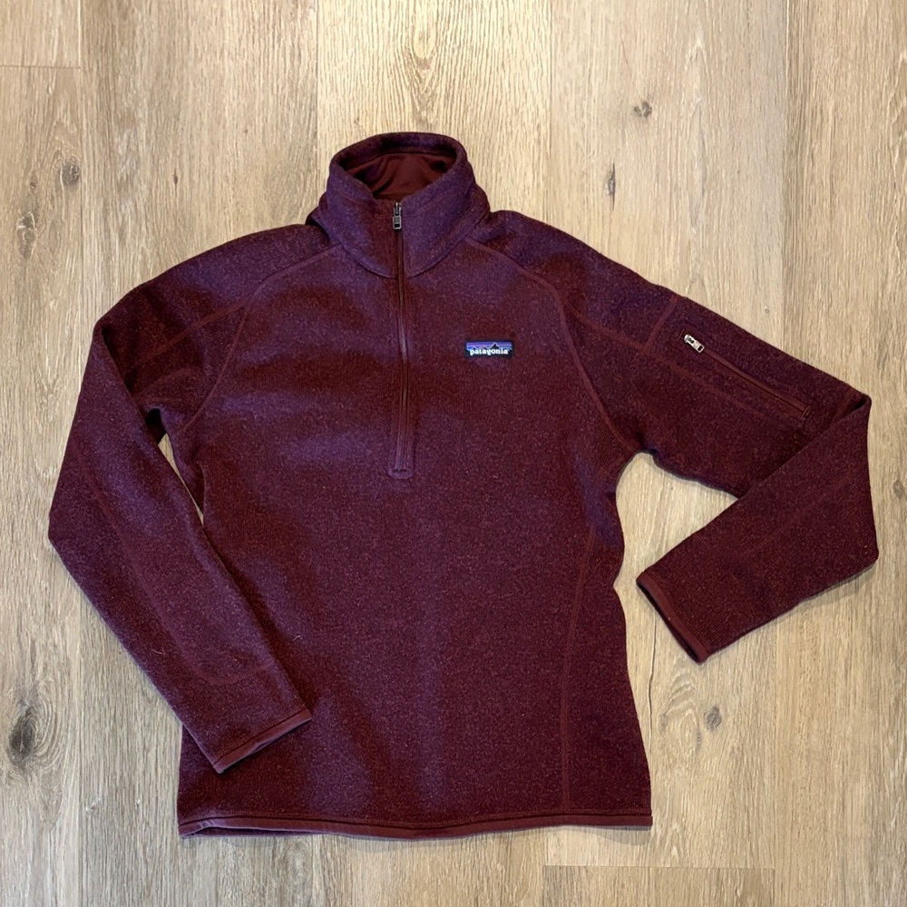 Patagonia Maroon Fleece Pullover